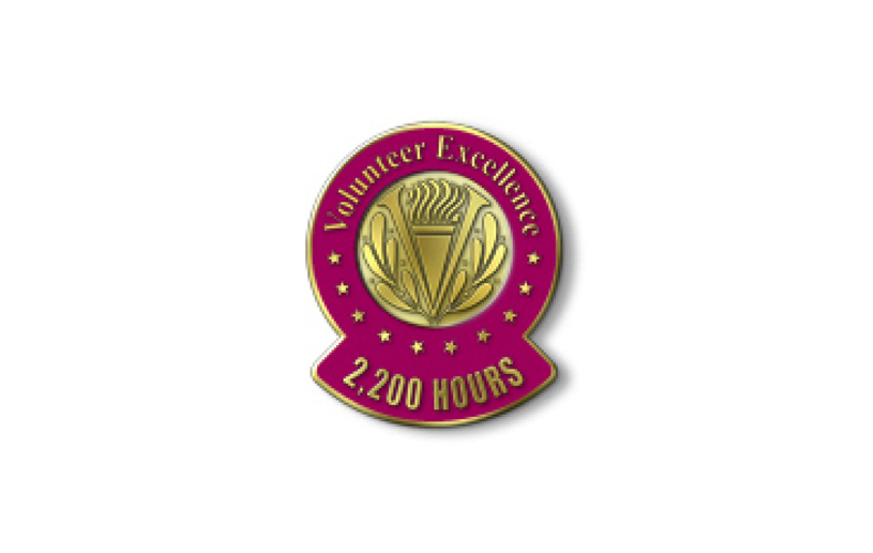Volunteer Excellence - 2200 Hours